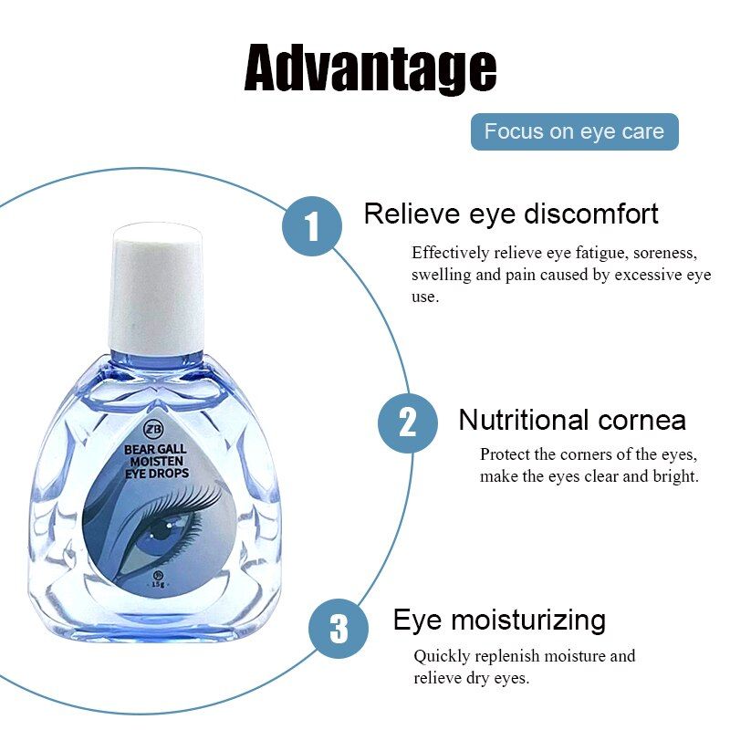 Chinese Menthol Eye Drops To Cleanse The Eyes Detoxify Relieve