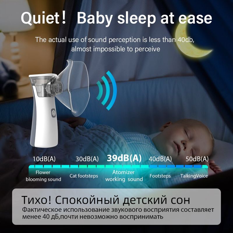 Nébuliseur à mailles Portable pour adulte et enfant