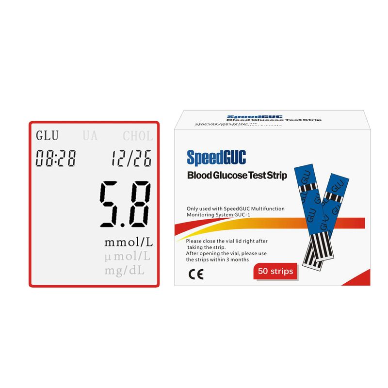 Cholesterol Test Strips&Uric Acid Strips&Blood Glucose Test Strips For
