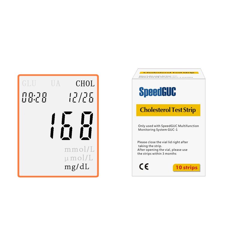 Cholesterol Test Strips&Uric Acid Strips&Blood Glucose Test Strips For