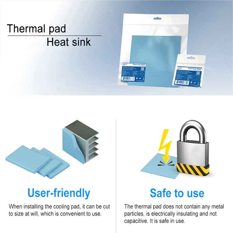 Pâte Thermique Pour CPU/GPU - Haute Conductivité 4.8 W/mK - Facile à Appliquer, Sans Métal, Non Conductrice - Pour PC, Composants électroniques