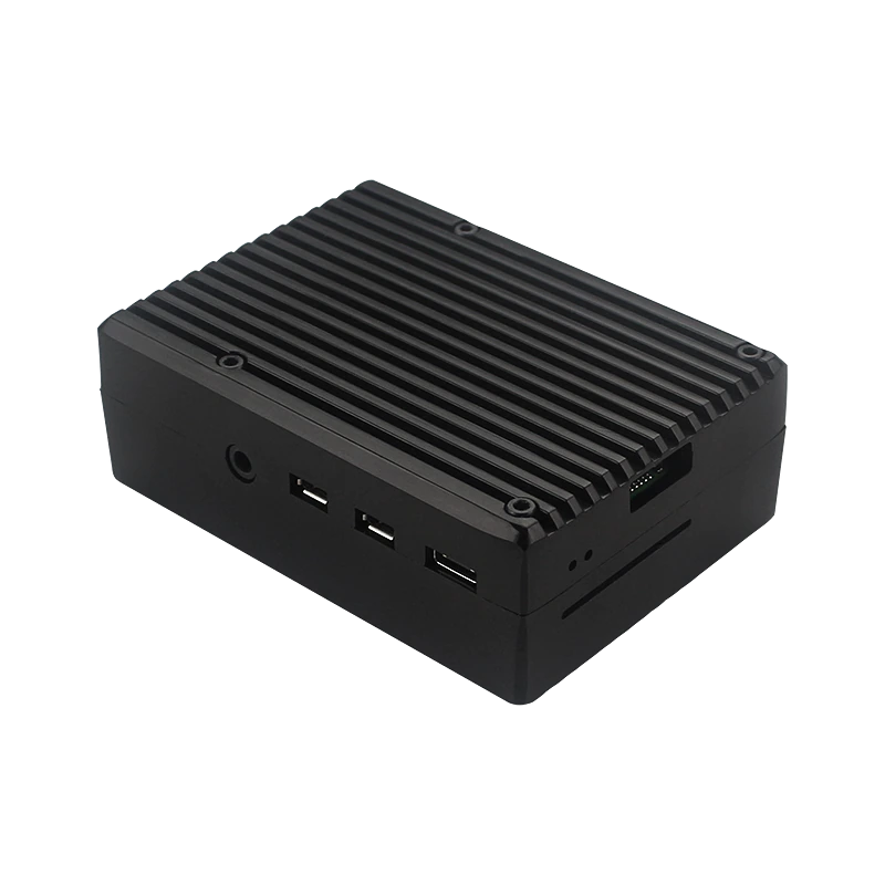 Aluminum Alloy Case For Raspberry Pi 4 Black Box Metal Shell Passive