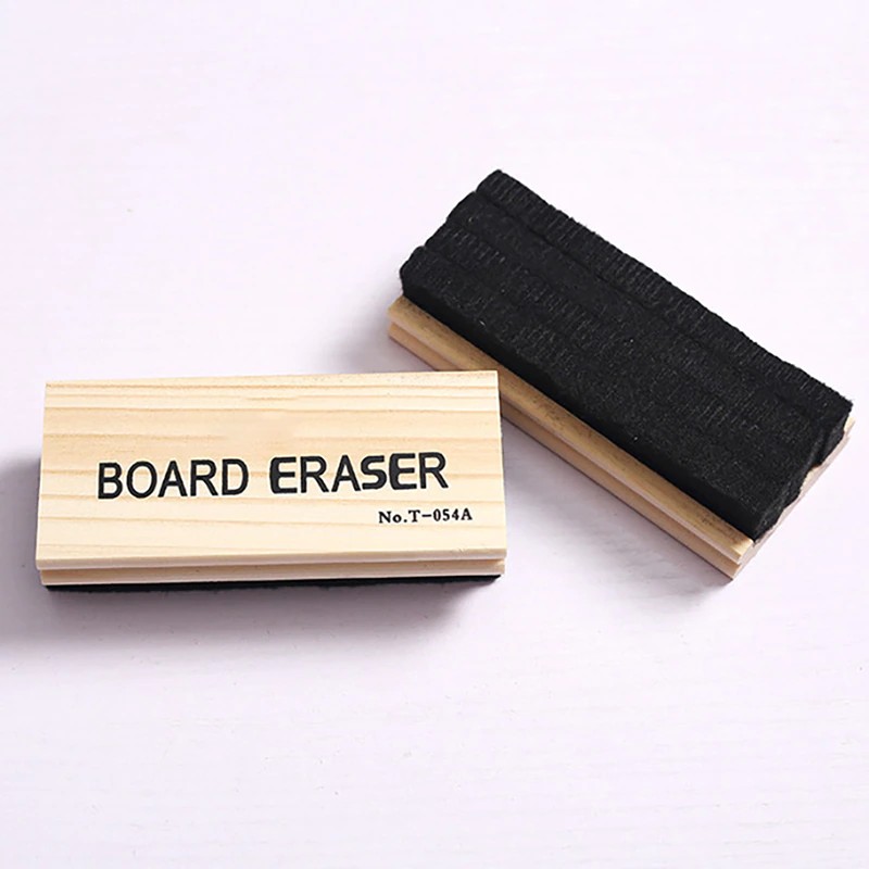 Large Board Eraser Board Cleaner Blackboard Wool Eraser Wooden