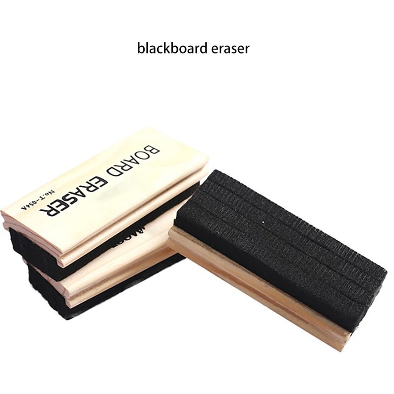Large Board Eraser Board Cleaner Blackboard Wool Eraser Wooden