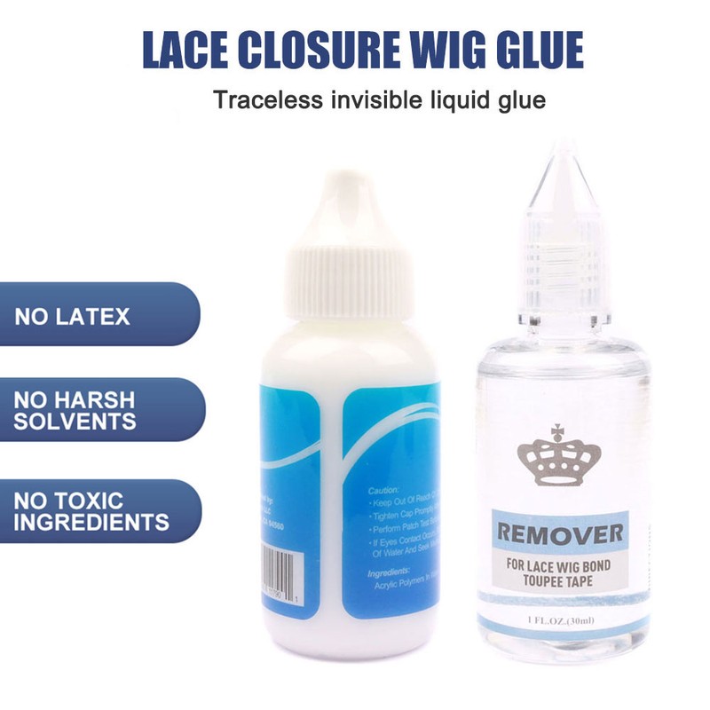 Colle Adhésive Étanche 38Ml Pour Perruque Lace Front Wig/Toupet/Closure ...