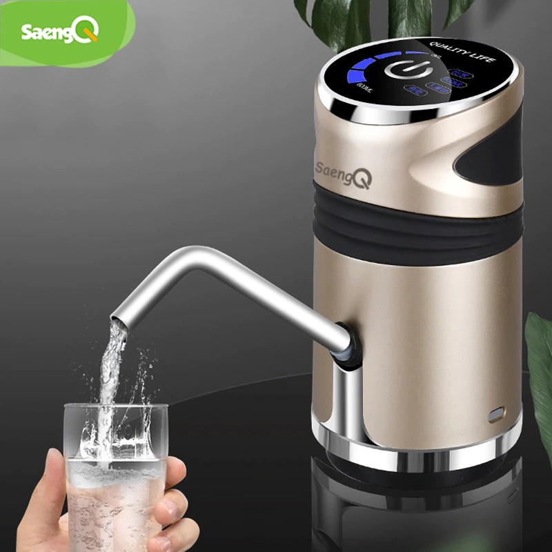 Water Intake Button Automatic Electric Water Pump Usb Charging Button Dispenser Gallon ...