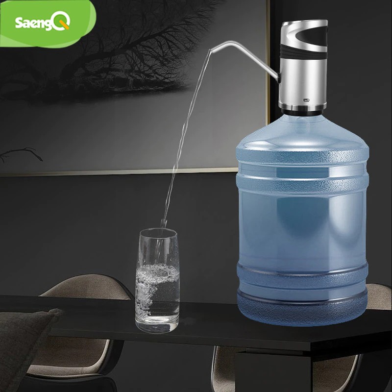 Automatic Electric Water Pump Usb Charging Button Dispenser Gallon ...
