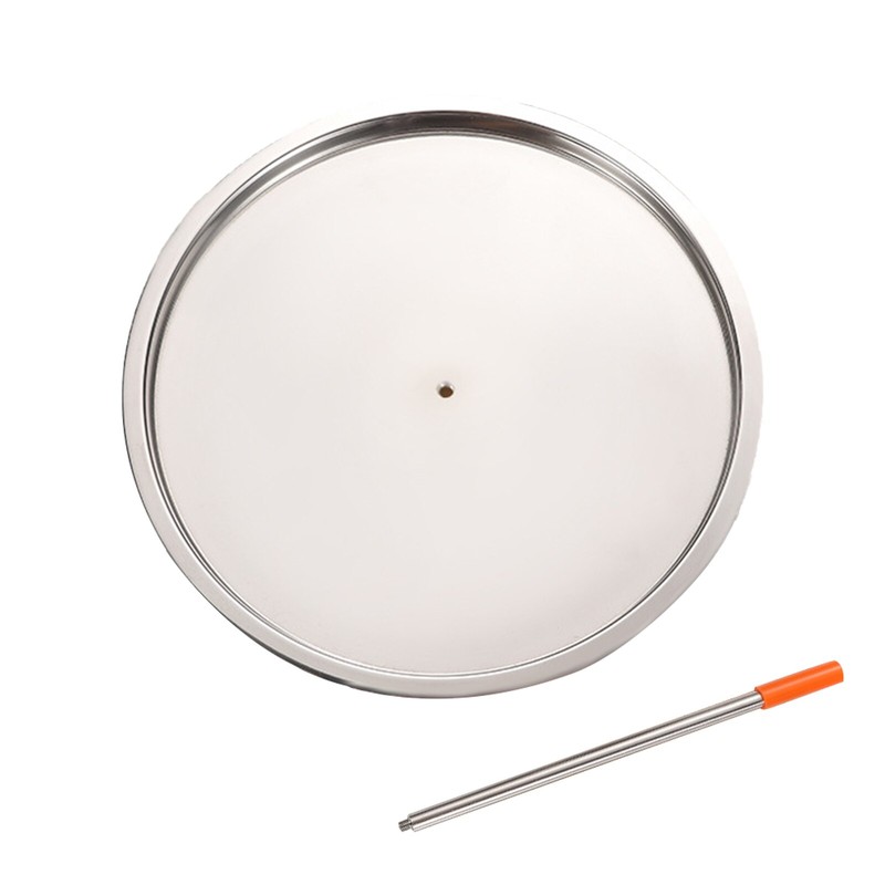 Supporto Per Spiedo Verticale In Acciaio Inox Per Griglia E Forno - 3 Punte (20, 25, 30 Cm) - Per Shawarma, Gyros, Tacos Al Pastor