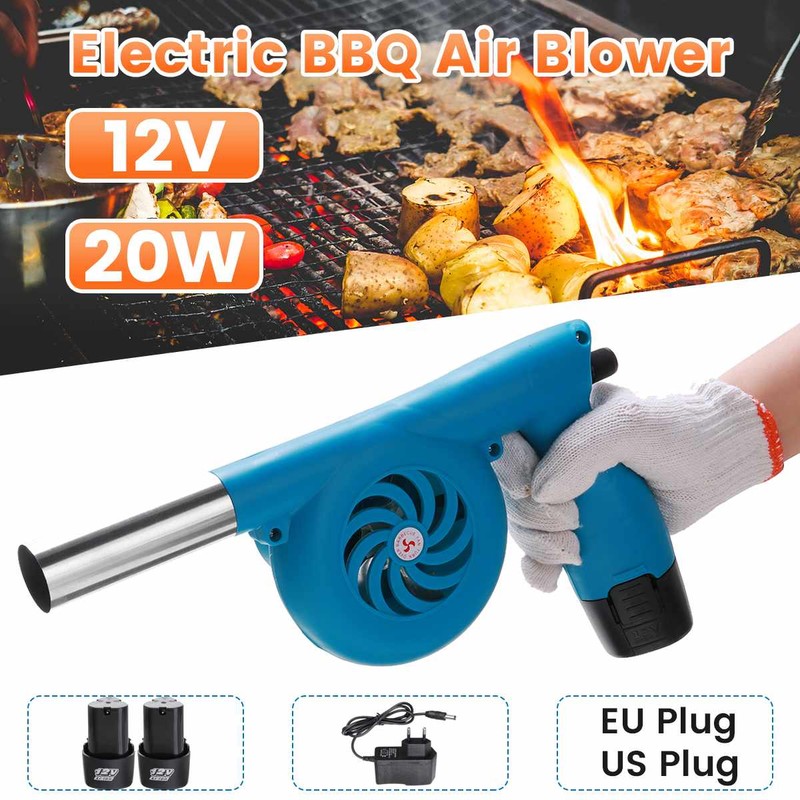 Bbq Blower Fan Zerodis Portable BBQ Fan Air Blower Handheld Battery Powered Barbecue Fan Air Blower Outdoor Camping Picnic Grill Cooking Tool Pocket Bellows