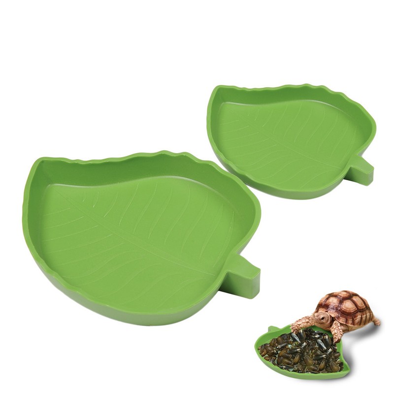 Amphibians Reptiles Plastic Reptile Terrarium Feeding Basin Bowl Basin