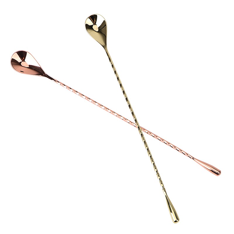 Cuillère à Cocktail en acier inoxydable, 30/40cm, ... - Grandado Cuillère à Cocktail en acier inoxydable, 30/40cm, ... - Grandado