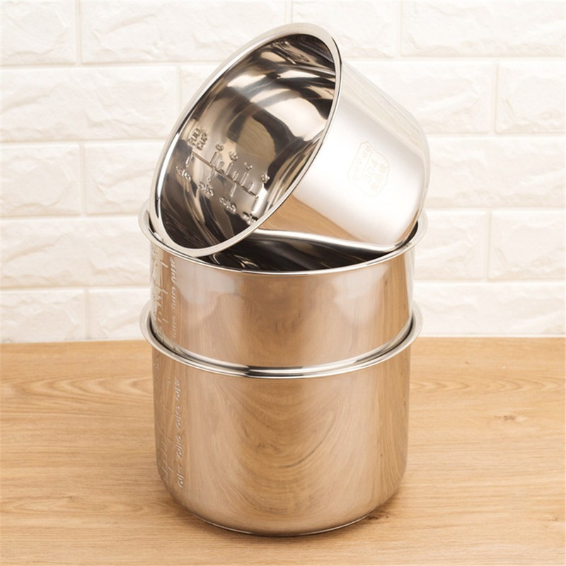 Pressure Cooker 6L Inner Pot Rice Liner Stainless Steel Inner Pot