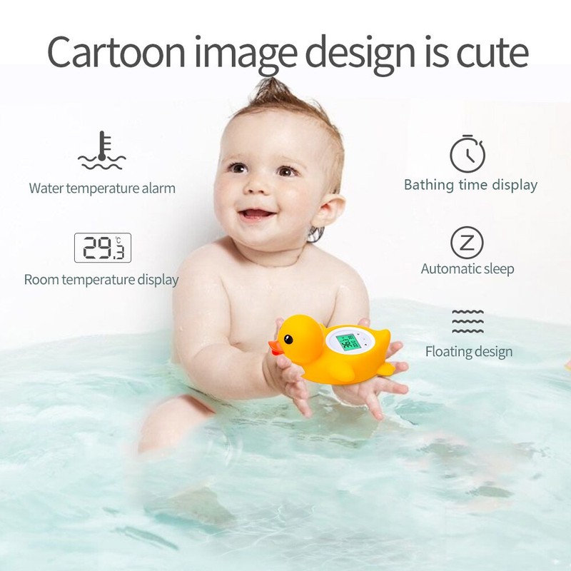 Baby Bath Thermometer Water Floating Baby Toy Bath Safety Temperature Thermometer