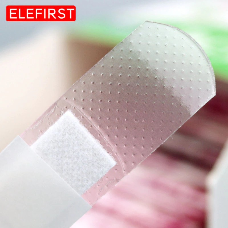 Wound Sticker 100Pcs/Pack Transparent Wound Adhesive Plaster Medical Anti-Bacteria ...