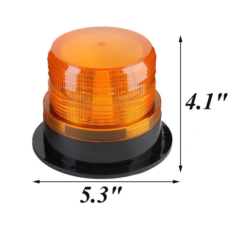 Triangle LED D'avertissement Orange Avec Aimant Et Crochet - Étanche IP - Pour Voiture, Travaux, Sécurité Routière