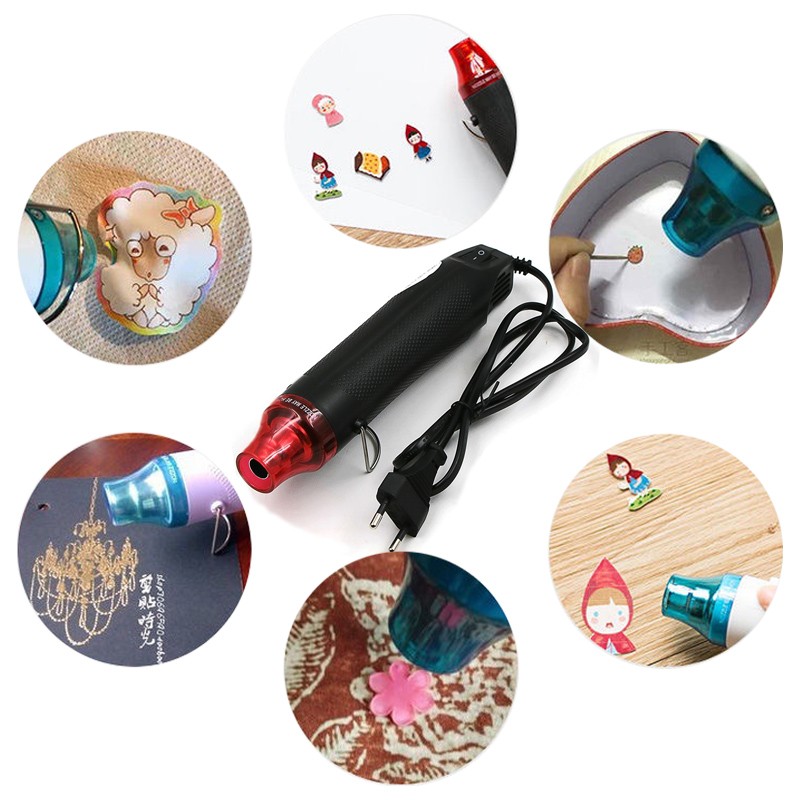 Pistola Termica Da 60-650 Gradi Con Scatola Per Il Trasporto Pistola Ad Aria Calda Professionale Display LCD Ventilatore Termico Essiccatore Motore Di Qual&agrave; Per Saldatura