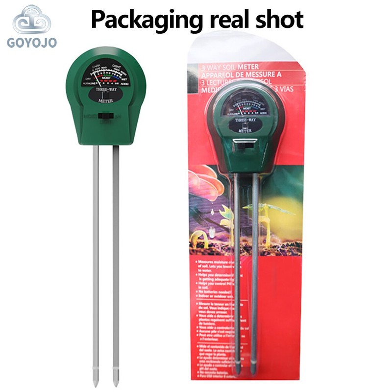 Spring Flower Meter 3In1 Soil Ph Meter Monitor Acidity Detector Fertility Soil Tester ...