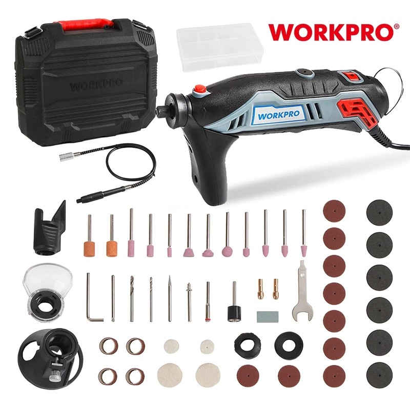 Workpro 130W Variable Speed Rotary Tool Kit Engraver Electric Mini