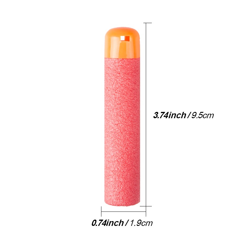 400 Fléchettes En Mousse Pour Pistolets Nerf Fortnite – Recharge Compatible, Taille 7,2 X 1,3 Cm, Non Toxiques Et Réutilisables