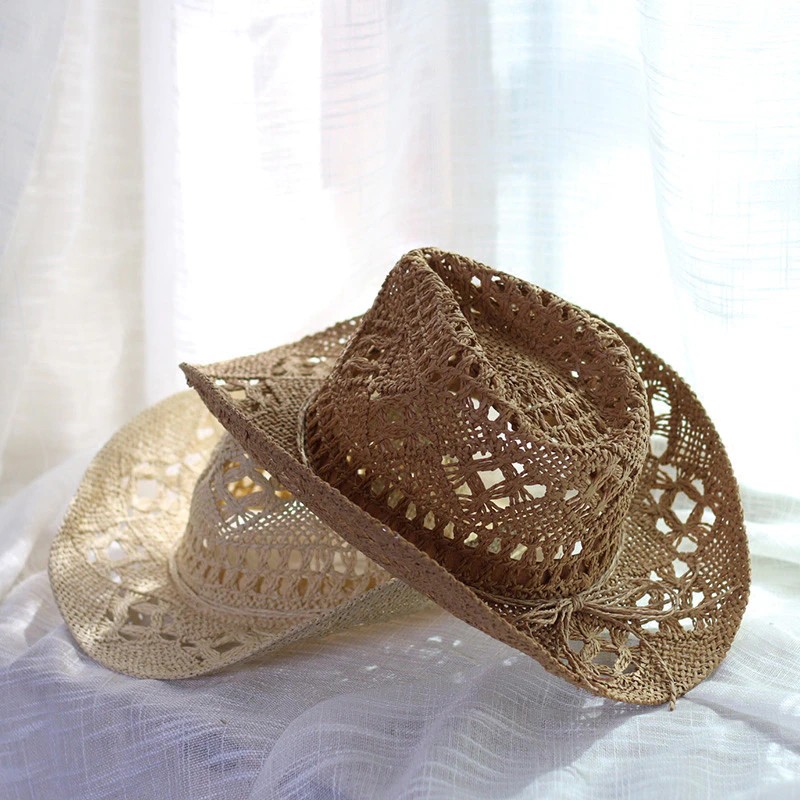 Summer-Hats-Cowboy-Caps-for-Women-Casual-Solid-Color-Straw-Hat-Panama-Hat-Men-Hollow-Out (4)