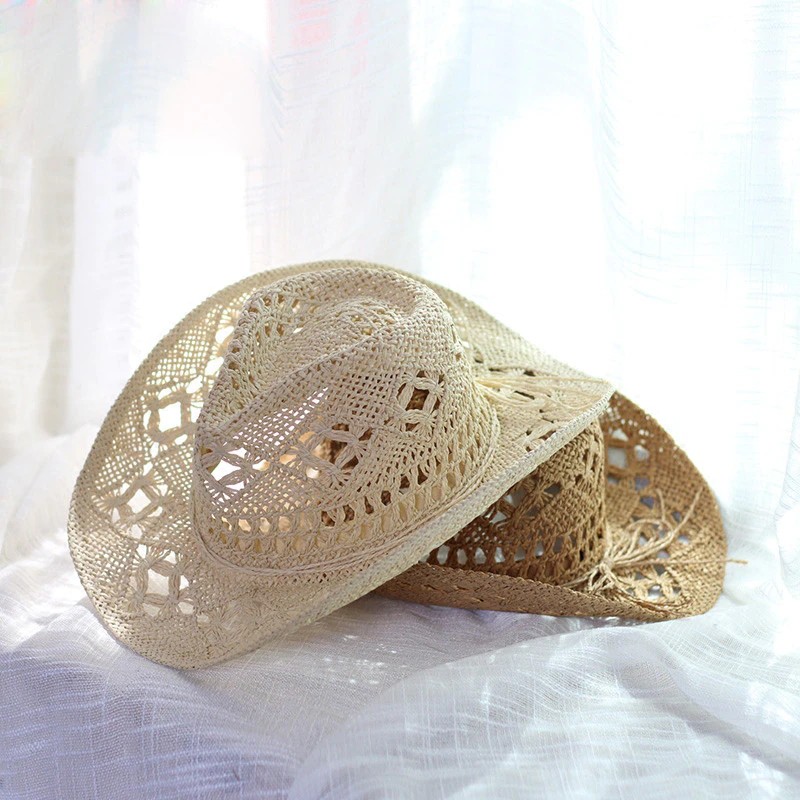 Summer-Hats-Cowboy-Caps-for-Women-Casual-Solid-Color-Straw-Hat-Panama-Hat-Men-Hollow-Out (2)