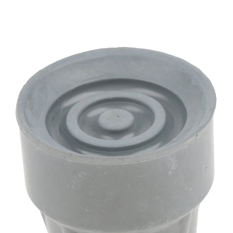 4 Pieces Cane Tips End, Rubber Crutch & Walker Tips & Leg Tips Caps Cover - Inner Diameter: 2.2 cm (0.86 inch) - Gray
