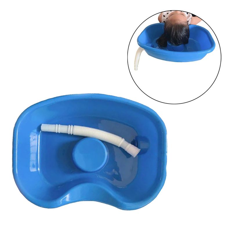 Easy Bed Shampoo Basin, Portable Hair Washing Basin Wash Tub Bowl Use in Bed for Disabled-Pregnant Women, Elderly, Child