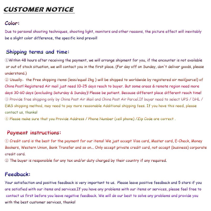 RS 买家注意事项图片