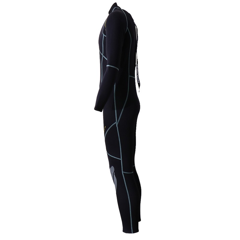 Premium Neoprene Wetsuit 3mm Men Scuba Diving Thermal Winter Warm Wetsuits Full Suit – Black