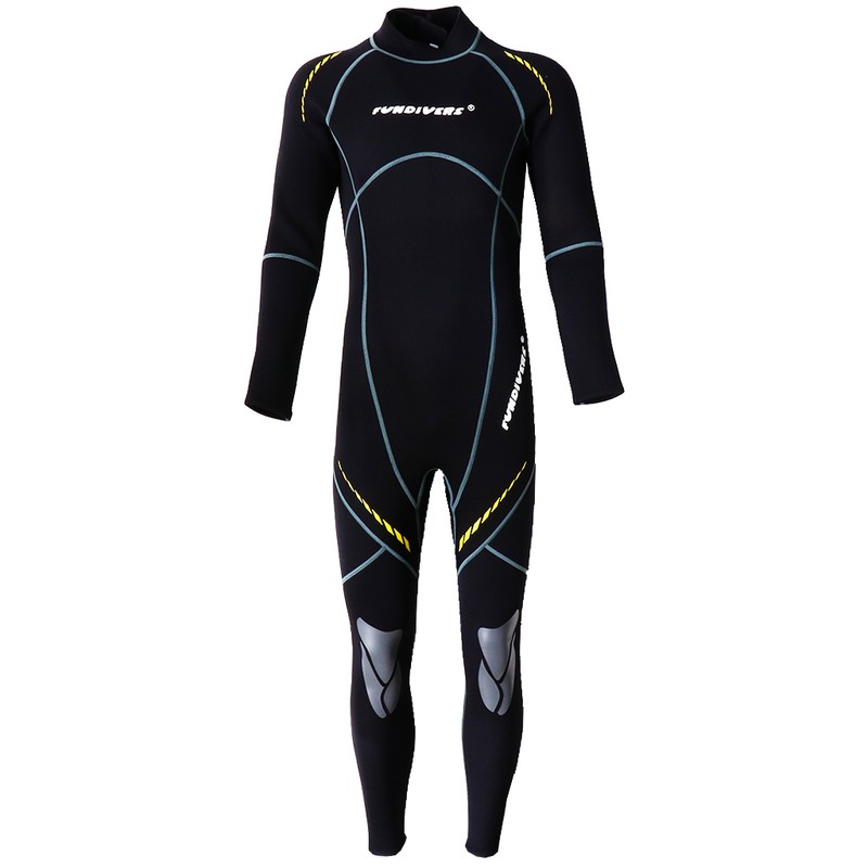 Premium Neoprene Wetsuit 3mm Men Scuba Diving Thermal Winter Warm Wetsuits Full Suit – Black
