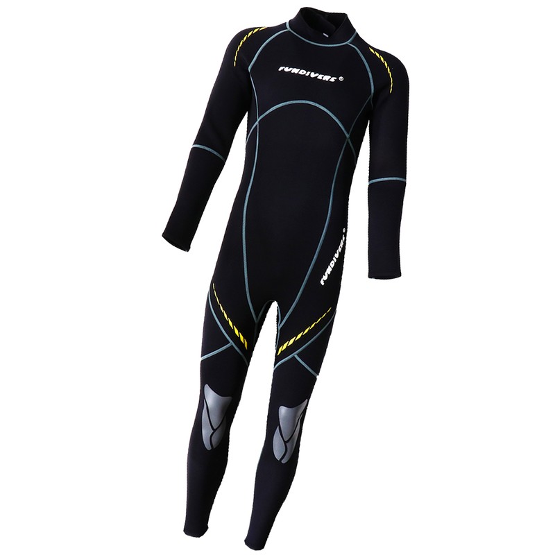 Premium Neoprene Wetsuit 3mm Men Scuba Diving Thermal Winter Warm Wetsuits Full Suit – Black