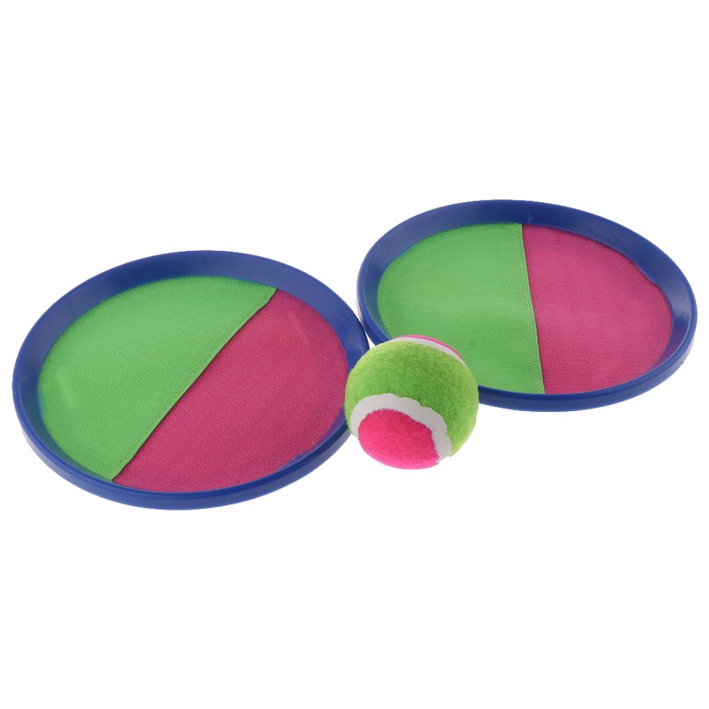 Set of 3 pcs Self-stick Racket & Balls for Grip Catch Ball Game Hand-eye Coordination, Good Educational Toys for Kids Set of 3 pcs Self-stick Racket & Balls for Grip Catch Ball Game Hand-eye Coordination, Good Educational Toys for Kids